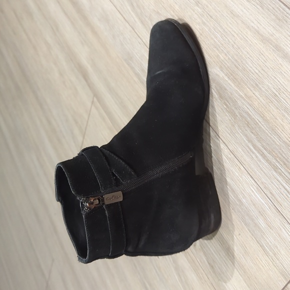 Aqua Collège Black Suede Laura Boot Size 8 - Picture 2 of 5
